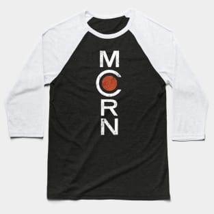 White and Red MCRN Grunge Baseball T-Shirt